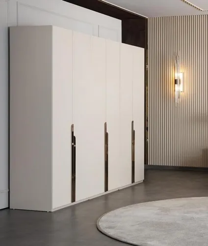 Kleiderschrank Stoffschrank Garderobenschrank Mehrzweckschrank - Moderner Garderobenschrank mit 6 Türen und 6 Schubladen, bietet viel Stauraum für Ihr Schlafzimmer. Pflegeleicht und mit Einlegeböden ausgestattet, passt perfekt in jeden Raum.