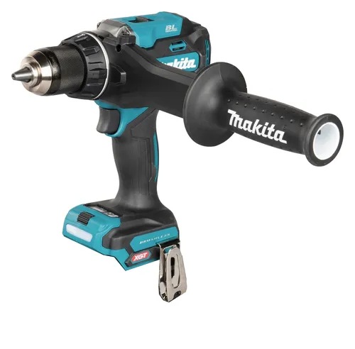 Makita DF003GZ Akku-Bohrschrauber 40V XGT - Leistungsstarker Akku-Bohrschrauber mit 150 Nm Drehmoment. Ideal für vielseitige Anwendungen und präzises Arbeiten im Akkubetrieb. Zusatzgriff für mehr Kontrolle.