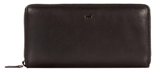 Braun Büffel Kellnerbörse Anna - Kellnerbörse aus hochwertigem Rindleder, mit 16 Kartenfächern und praktischem Reißverschluss-Münzfach für eine perfekte Organisation.