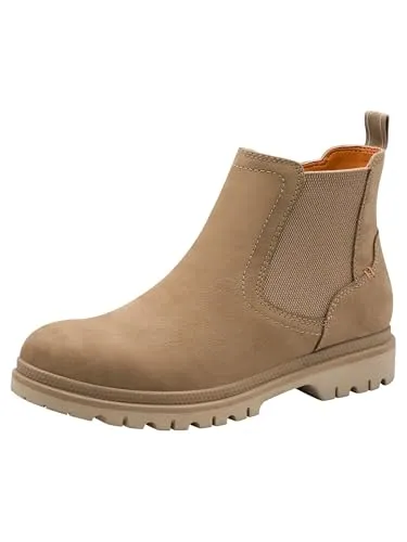 Tamaris Chelsea Chelseaboots - Wanderschuhe - Elegante Chelsea Boots aus braunem Leder mit weichem Touchit-Fußbett für optimalen Komfort. Robuste Sohle und elastische Einsätze sorgen für Halt und einfaches Anziehen. Ideal für Alltag und Freizeit.