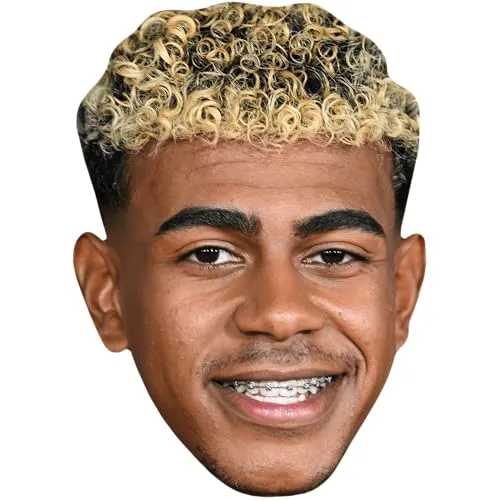 Lamine Yamal (Blonde) Kartonmaske