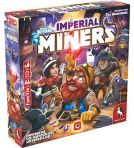 Imperial Miners - Spannendes Tableau Builder Spiel - Gesellschaftsspiel, entdecke neue Schätze und kombiniere Karten für eindrucksvolle Kettenreaktionen in einem Wettlauf um Ruhm und Punkte.