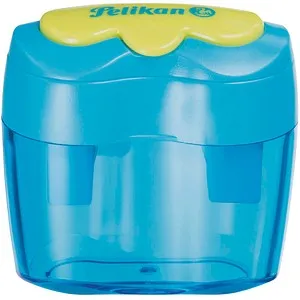 Pelikan 700702 Doppel-Anspitzer Flower Blau von Pelikan