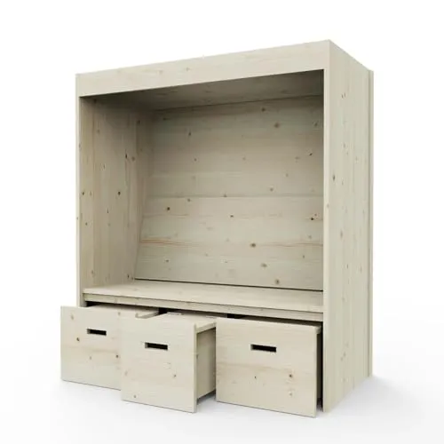 weka Gartenlaube Bozen, Kastenform, natur von Weka