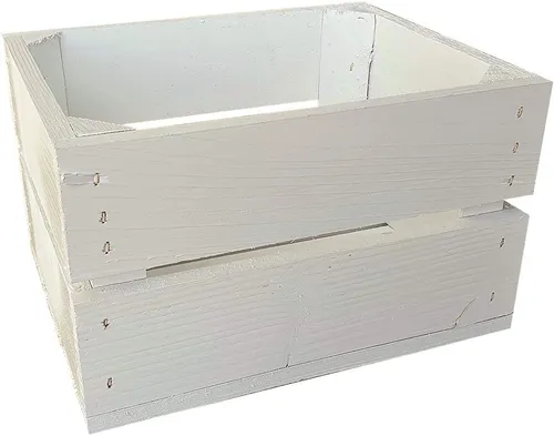 sunnypillow Holzkiste Holzkisten Obstkisten Apfelkisten in vielen Farben zur Auswahl, Einzelkiste 25x20x15cm