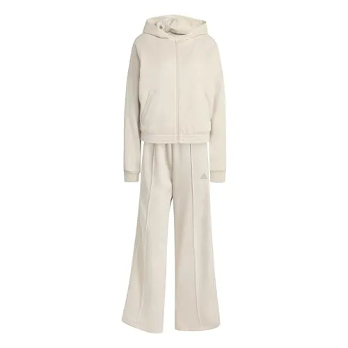 adidas Sportswear Trainingsanzug W ENERGIZE TS (2-tlg) - Stylischer 2-teiliges Set von adidas mit Kapuzenjacke und Hose im 3-Streifen Design. Hergestellt aus weichem Baumwollmix für optimalen Tragekomfort. Ideal für Freizeitaktivitäten und umweltfreundlich durch den Einsatz von Recyclingmaterialien.