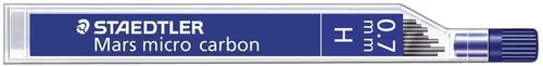 Staedtler® 250 07-H Feinmine Mars® micro carbon 0,7 mm H schwarz 12 Minen