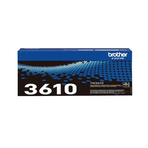 Brother Toner TN-3610 schwarz - Originaltoner für bis zu 18.000 A4-Seiten, ideal für effizientes Drucken in Büros und professionelle Umgebungen
