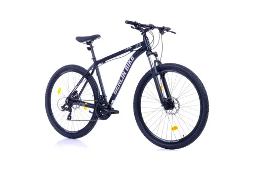 BERLIN BIKE Mountainbike 26, 27.5, 29 Zoll - Alu MTB mit hydraulischen Scheibenbremsen - Kinderfahrräder - Robustes Aluminium-Mountainbike mit 21 Gängen und hydraulischen Scheibenbremsen für sicheres Fahren in jedem Gelände, geeignet für alle Körpergrößen.