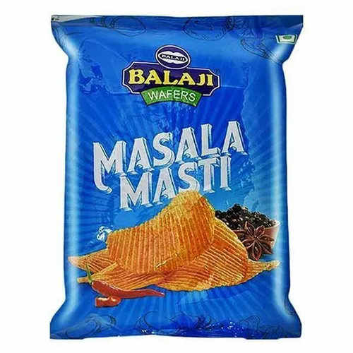 Balaji Masala Masti Kartoffelchips Pikant - 45g - 4er-Packung