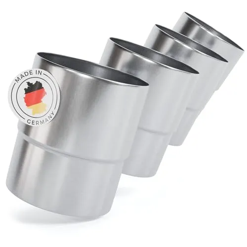 greate Fallrohr Adapter 100 mm aus Titan Zink - Steckmuffe DN 100 für Fallrohre mit 100mm Durchmesser - Titanzink Ablaufrohrverbinder für Dachrinnen Entwässerung - Muffe Regenfallrohr Zink