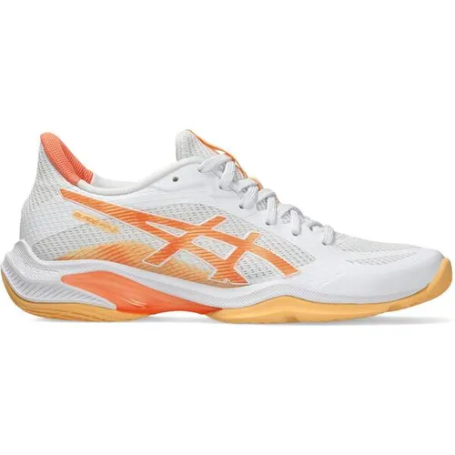 ASICS Blade FF 2 Damen Squashschuhe, Weiß - Sneaker für Damen mit atmungsaktivem Netzmaterial, ideal für Squash und andere Hallensportarten. Hoher Komfort und optimale Performance.