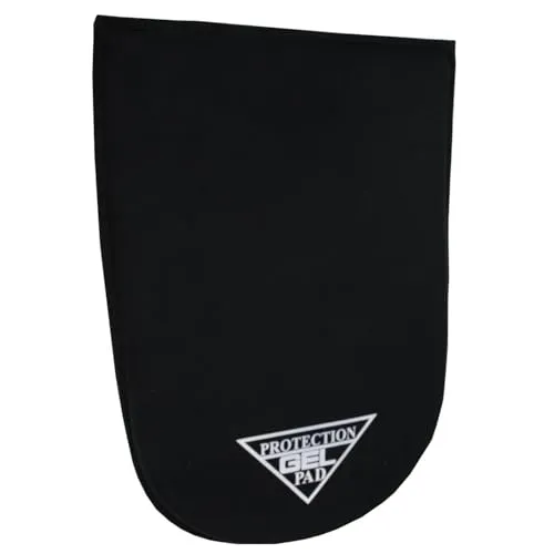 AMKA Gel Pad Rückenschoner für Pferde hinten erhöht, schwarz