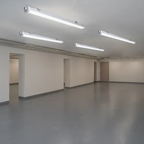 LED Wannenleuchte 18W, 4er Set - Strahlwassergeschützt - Hochwertige Feuchtraumleuchte für Industrie und Garagen mit 2160 Lumen, ideal für Nassräume. Perfekte Beleuchtung und bis zu 16 Leuchten in Reihe schaltbar.