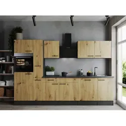 Respekta Küchenblock Oliver in Eiche Artisan in grau von Respekta