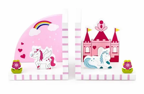 Mousehouse Gifts - Kinder 3D-Einhorn-Buchstützen - aus Holz - Mädchen & Jungen