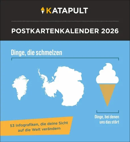 Katapult Postkartenkalender 2026 - 53 Infografiken, die deine Sicht auf die...