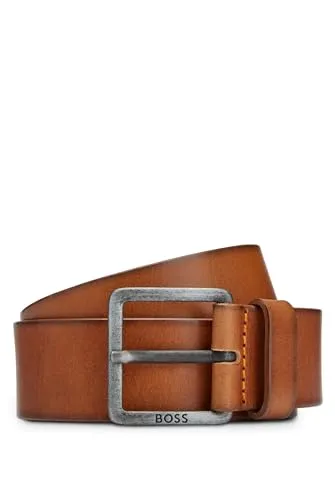 BOSS Herren Jeeko_sz40 Gürtel, Medium Brown 210, 85 EU - Herren-Gürtel mit hochwertiger Verarbeitung und zeitlosem Design für stilvolle Outfits.