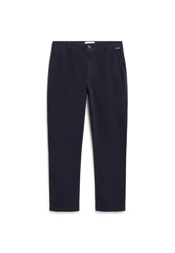 ARMEDANGELS Herren Chino Hose aus Bio-Baumwoll Mix AASTER Regular Fit Night Sky
