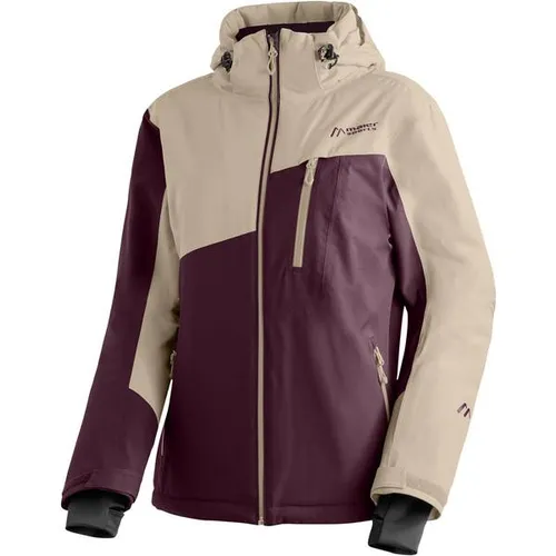 Maier Sports Glacierguard Women Skijacke, rich soil/muslin (M20353) 44 - Damen Skijacken mit mTEX 10.000 Membrane für optimalen Schutz vor Wind und Nässe. Die 4-Wege-Stretch-Technologie sorgt für Bewegungsfreiheit, ideal für die Piste.
