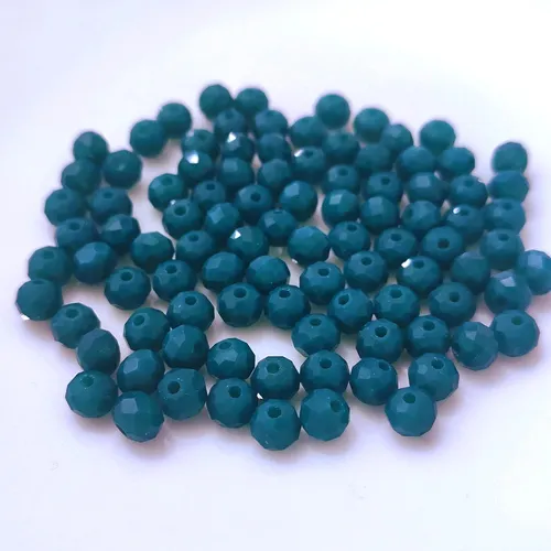 Glasperlen Facettiert zum Basteln Bastelperlen Glasschliff Kristall Perlen Glas