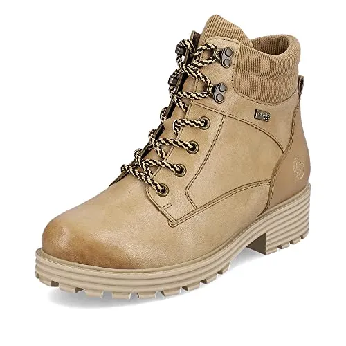 Remonte Schnürboots Damen 31363833313431 Braun 37 EU - Wanderschuhe mit robustem Leder-Obermaterial, ideal für Komfort und Schutz bei jedem Wetter. Die Schnürboots bieten eine perfekte Passform und sind vielseitig kombinierbar.