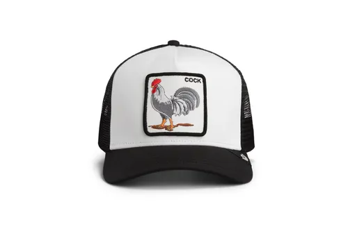 Goorin Bros. Rooster Trucker Cap – Stylische Cap für jeden Tag - Die Goorin Bros. Rooster Trucker Cap vereint hochwertiges Material und bequeme Schweißbänder. Verstellbar durch Druckknopf-Verschluss, ideal für den täglichen Gebrauch. Authentizität durch holografischen Aufkleber.