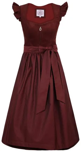 MarJo Dirndl Ansfelden 70cm in Henna in rot von MarJo