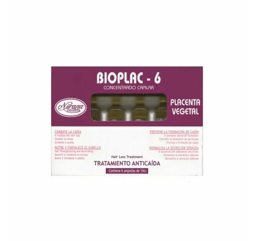 NURANA Haartonikum Bioplac-6 Ampullen Zur Behandlung Von Haarausfall 6x10ml