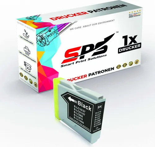 LC-1100BK Tintenpatrone Kompatibel für Brother MFC-490 C | 1x Schwarz