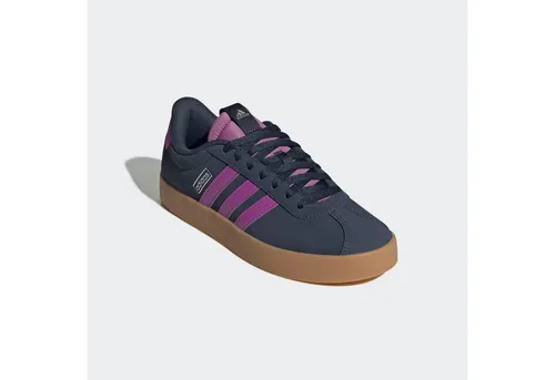 adidas Sportswear VL COURT 3.0 Sneaker - Blau, inspiriert vom adidas Samba - Sneaker in Shadow Navy für sportliche Style-Statements, mit strapazierfähigem Leder-Obermaterial und Gummisohle für optimalen Halt. Ideal für Laufen und Freizeit.