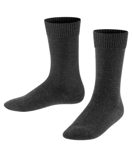 Falke Tagessocke Comfort Wool (hautschmeichelnde Baumwolle) anthrazitgrau Kinder - 1 Paar, Größe: 19-22