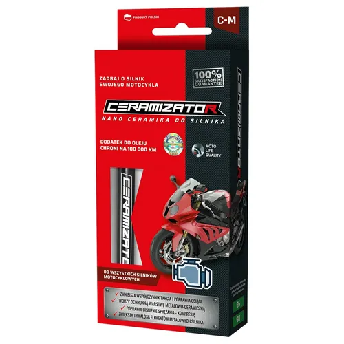 CERAMIZATOR CM Nano Keramik Schutz zum allen Motorradmotoren - Öl Additiv 10mL