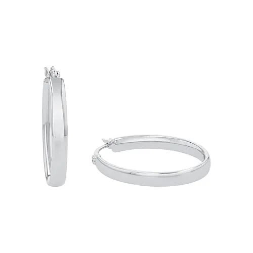 Amor Paar Creolen 2017276 - Elegante Creolen aus 925 Sterling Silber, ideal für Damen. Mit Bügelverschluss und einer Länge von 30 mm für hohen Tragekomfort. Perfekt für jeden Anlass und als Geschenk in schöner Verpackung.