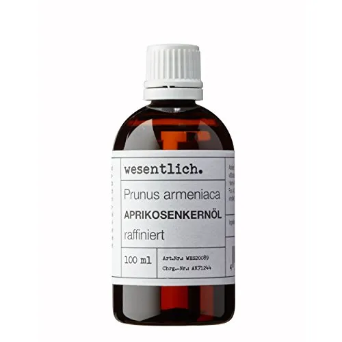 wesentlich. Aprikosenkernöl 100ml | Pflegendes Hautöl & Haaröl | 100% rein - ohne Zusatzstoffe | Ideal für Massage & Kosmetik
