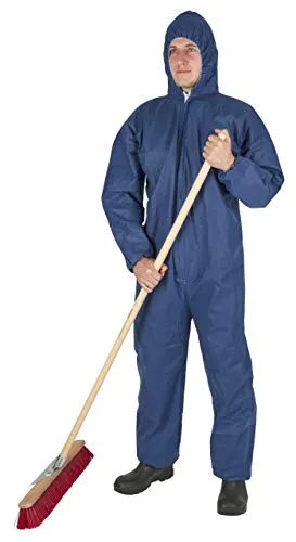 Kerbl 3482 Pp Einweg Overall, Größe Xxxl, Blau