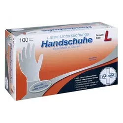 Einmalhandschuhe Latex gepudert L