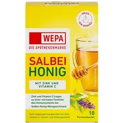 Apoday Heisser Salbei + Honig + Vitamin C + Zink Pulver