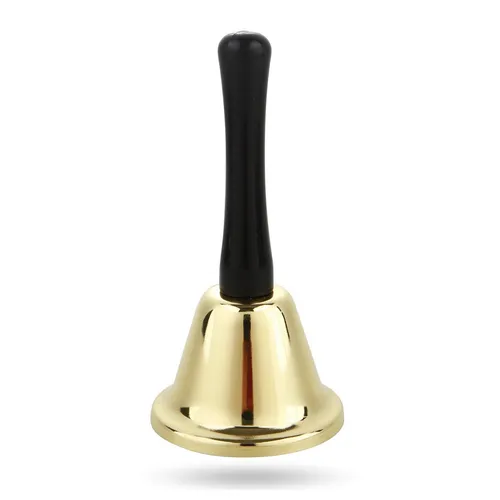 MerryXmas Glocke 1x Nikolausglocke - Weihnachtmannkostüm Accessoire - Weihnachtsglocke,Packung, 1-St.