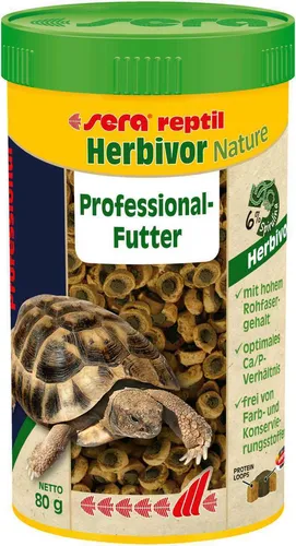 sera reptil Professional Herbivor Nature, für Landschildkröten,  (19,44 EUR/l)
