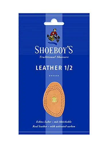 Shoeboy's Leather 1/2 - Lederhalbsohle zum Größenausgleich - Größe 35/36, 1 Paar