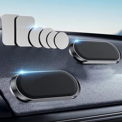Magnetische Handyhalter für Auto, 2 Stück Handyhalter Auto Magnet, starke Autotelefonhalter Magnet, Universal Autozubehör, Magnethalter Handy Auto für Samsung iPhone Xiao Mi etc