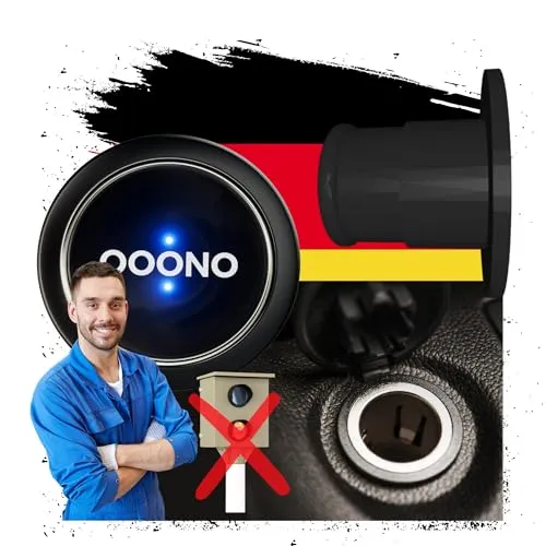 ULROAD Halterung für Ooono Co-Driver No. 1 für 12V / 24V Zigarettenanzünder Clip Halter Mount Zubehör Blitzwarner Befestigung Blitzerwarner