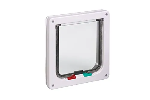 Karlie Katzentür 4-Wege-Verschluss B: 19.2 cm H: 20 cm weiss