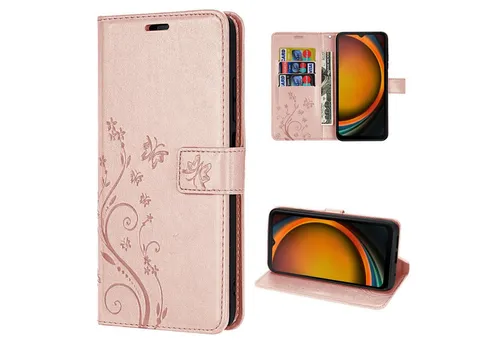 betterfon Handyhülle Handytasche für Samsung Xcover 7 Klapphülle Schutzhülle, Bookstyle-Hülle: Magnetverschluss 3 Kartenfächer & Standfunktion