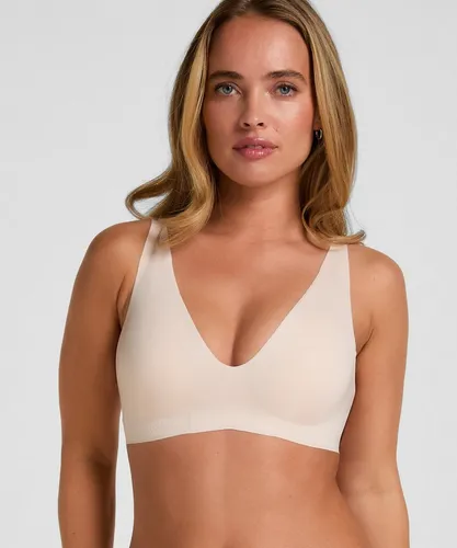 Hunkemöller Bralette Vorgeformter BH ohne Bügel Super Comfort beige L - Bequemer, vorgeformter BH ohne Bügel in Beige, Größe L. Ideal für den täglichen Gebrauch mit einem hohen Tragekomfort dank der hochwertigen Materialzusammensetzung.
