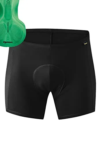 Gonso Sitivo U M Herren Fahrradunterhose - Enganliegende Radunterhose mit Sitivo Green Sitzpolster für optimalen Komfort, ideal kombinierbar mit allen Bike Shorts, schnell trocknend und mit Antirutsch-Silikon-Beingummi für sicheren Halt.