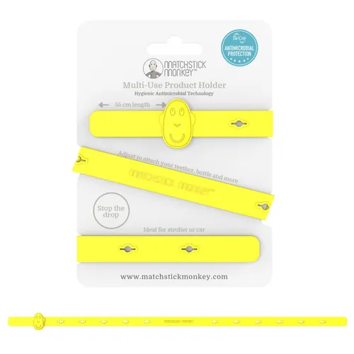 Matchstick Monkey Multi Produkt Halteband zur Befestigung an Kinderwagen, Autositz oder Hochstuhl