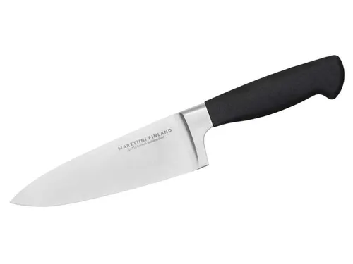 Herbertz Kochmesser 391615 - Hochwertiges Chefmesser - Kochmesser aus rostfreiem 1.4116 Hochleistungsstahl mit ergonomischem Santoprene-Griff für sicheren Halt, ideal für präzises Schneiden in der Küche.