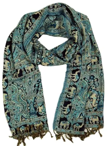 Schals & Halstücher Türkis von Guru-Shop